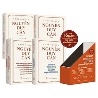 Sách - Tinh Hoa Đạo Học Đông Phương - Combo 4 Cuốn - Bìa Cứng - Mạ Vàng