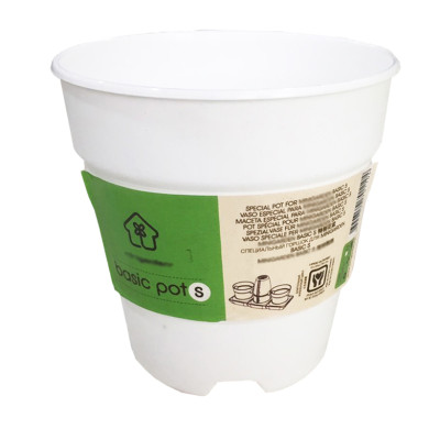 Chậu nhựa trồng cây để bàn cao cấp Minigarden Basic Pot S (Combo 10 chậu) nhập khẩu Châu Âu, Nhựa PP Chống UV, có khả năng tự hút nước và thoát nước giúp cây sống tốt mà không cần chăm sót
