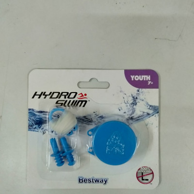 Bộ phụ kiện kính bơi mũ bơi trẻ em tặng 1 bộ nút tai kẹp mũi ( Có 3 màu lựa chọn: xanh, vàng và cam )