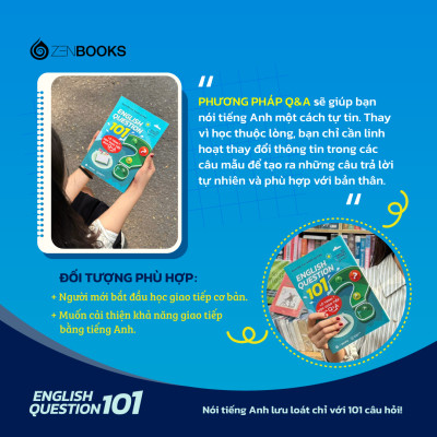 Sách - English Question 101 - Lộ Trình Học Giao Tiếp Qua Q&A