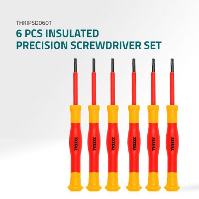 BỘ TUA VÍT CHUẨN CÁCH ĐIỆN 6 CHI TIẾT TOTAL THKIPSD0601 - HÀNG CHÍNH HÃNG