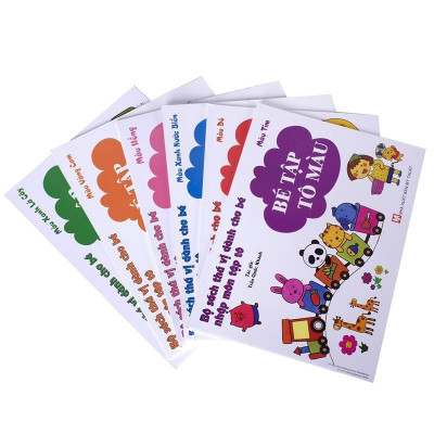 Sách - Bé Tập Tô Màu - Vàng Cam - Tân Việt Books