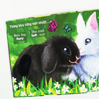 Touch and Feel - Sách Sờ chạm khám phá - Thế giới động vật - Một ngày giữa thiên nhiên