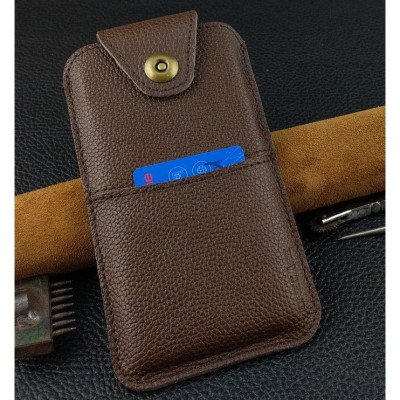 Bao Da Rút cho Samsung Note20 Ultra, Note10 Plus, Note20 Có Quai Cài Da Bò Hạt