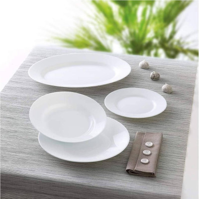 Bộ 3 đĩa (dĩa) thủy tinh sâu lòng Luminarc Everyday 22cm N2056*3 | Hàng chính hãng