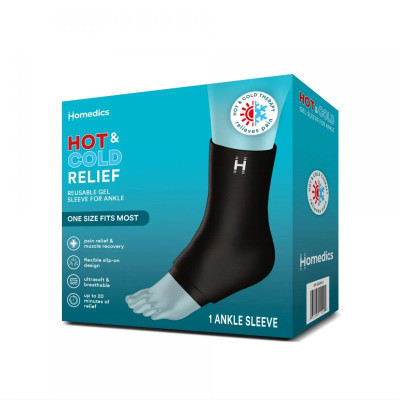 Bao massage giảm đau nóng lạnh cho cổ chân HoMedics SR-GA800J hàng chính hãng