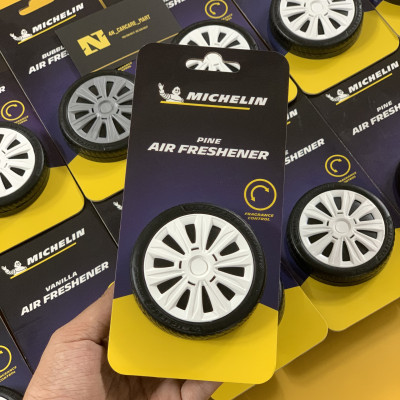 Sáp Thơm  ÔTô MICHELIN Khử Mùi Xe Hơi Cao Cấp - Michelin Organic Can Air Freshener (Hàng Chính Hãng)-mùi hương jet Black 