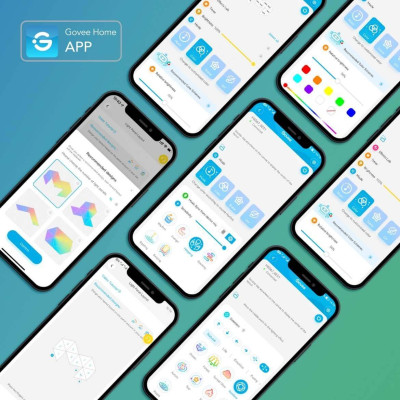 Đèn LED tam giác lắp ghép Govee Glide Tri-angle H6067 | DIY, Thiết kế linh hoạt, 30+ hiệu ứng RGBIC, Nháy nhạc cực chất