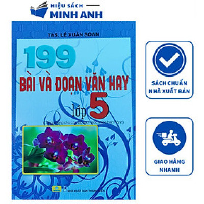 Sách - 199 bài và đoạn văn hay lớp 5
