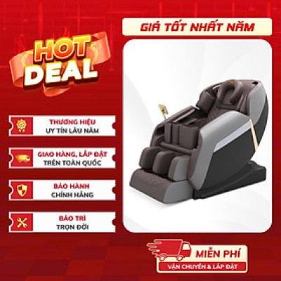 Ghế Massage QUEEN CROWN 3D T1-9 Chất Lượng Cao - Máy Massage Toàn Thân Tích Hợp Nhiệt - Quà Tặng Ý Nghĩa Cho Người Thân