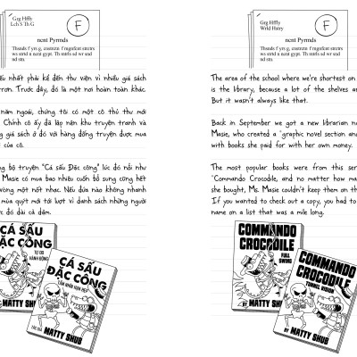 Sách Nhật Ký Chú Bé Nhút Nhát tập 18: No Brainer - Phiên bản tiếng song ngữ Việt-Anh