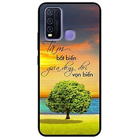 Ốp lưng dành cho Vivo Y30 - Y30i - Y50 mẫu Tâm Bất Biến