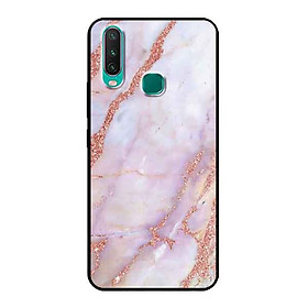 Ốp Lưng in cho Vivo Y12 Mẫu NỀN ĐÁ HOA 9 - Hàng Chính Hãng