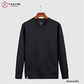 Áo Nỉ Sweater Fasvin AD24645.HN chất nỉ bông mềm mại co giãn thoải mái ấm áp.
