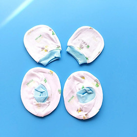 Set bao tay bao chân cho bé sơ sinh