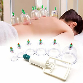 Bộ Dụng Cụ Giác Hơi Không Dùng Lửa 12 Ly - Hàng Nhập Khẩu