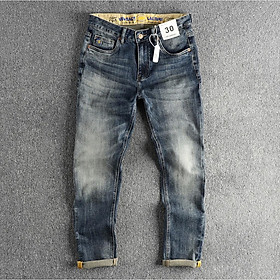 Quần jean bụi phong cách Retro_Biker