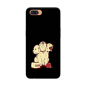 Ốp Lưng Dành Cho Oppo A12e mẫu Chú Cún Ba Đầu - Hàng Chính Hãng