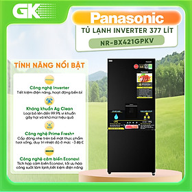 Tủ lạnh Panasonic Inverter 377 lít NR-BX421GPKV - Chỉ giao HCM