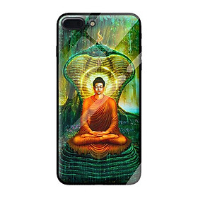 Ốp kính cường lực cho iPhone 7 Plus phật 11 - Hàng chính hãng