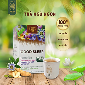 Trà ngủ ngon goodsleep  | 100% Thảo dược tự nhiên | Giúp dễ ngủ, an thân, giảm lo âu, kéo dài giấc ngủ, dùng cho cả nam, nữ từ thấp đến cao tuổi | Hàng xuất khẩu