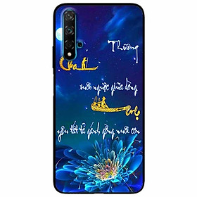 Ốp lưng in cho Huawei Nova 5T Mẫu Thư Pháp Cha Mẹ