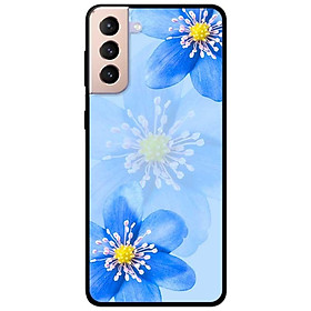 Ốp lưng dành cho Samsung Galaxy S22 - S22 Plus - S22 Ultra - mẫu Hoa Lan Xanh