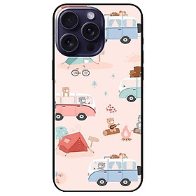 Ốp lưng dành cho Iphone 15 - Iphone 15 Plus - Iphone 15 Pro - Iphone 15 Pro Max - Hoạ Tiết Xe Hồng Xanh - Hàng Chính Hãng