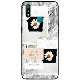 Ốp Lưng in cho Realme 3 Mẫu Hoa Cúc Nền Giấy 2 - Hàng Chính Hãng
