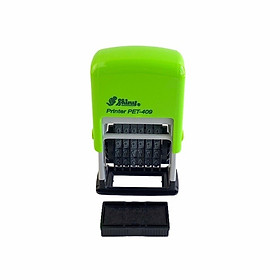 Dấu liền mực SHINY 6 Số Điều Chỉnh theo ý muốn Cao số 4mm