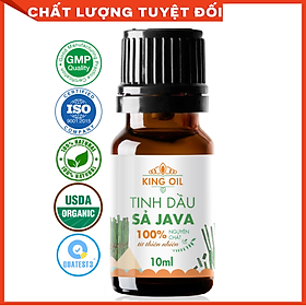 Tinh dầu Sả Java nguyên chất tự nhiên, xông phòng, khử mùi, thơm phòng, đuổi muỗi, thư giản - KingOil