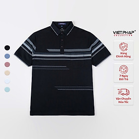 Áo Polo Nam VIỆT PHÁP Form Luxury – Thun Cá Sấu Lạnh, lịch lãm, sang trọng 50060