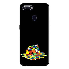 Ốp Lưng in cho Realme 2 Pro Mẫu Rubik Màu Nước - Hàng Chính Hãng