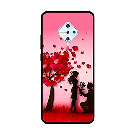 Ốp Lưng in cho Vivo S1 Pro/ Vivo V17 Mẫu Nền Trái Tim 1 - Hàng Chính Hãng