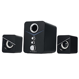 Bộ loa 3 trong 1 SADA D-221 có dây 3.5mm  được hỗ trợ USB Đèn khí quyển cho máy tính để bàn