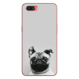 Ốp lưng in cho Oppo Realme C1 mẫu Pulldog Nghiêm Túc - Hàng chính hãng