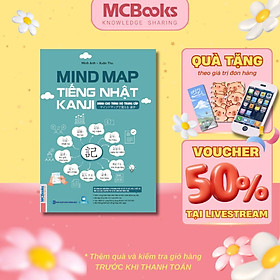 Sách - Mindmap Kanji Tiếng Nhật Dành Cho Trình Độ Trung Cấp - MCBooks