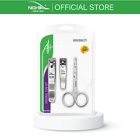 Combo 3 Sản Phẩm (Kéo Cắt Tỉa Lông Mũi - 2 Bấm Móng) KỀM NGHĨA CB.3-006