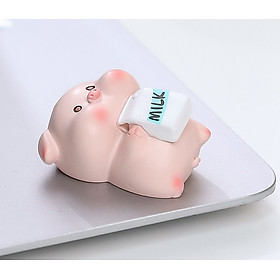 Mô Hình Heo Mini Ngỗ Nghĩnh 4 Phong cách Trang Trí_ Hàng chính hãng