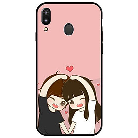 Ốp lưng dành cho điện thoại Samsung Galaxy M20 - Anime Couple Nháy Mắt