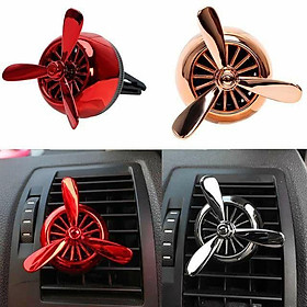 Đôi Nước Hoa Sáp Thơm ô Tô Kẹp Khe Gió 3 Cánh Quạt Máy Bay