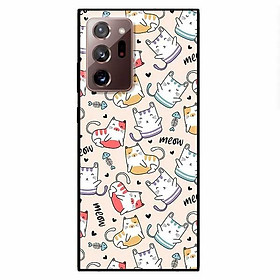 Ốp lưng dành cho Samsung Note 20 - Samsung Note 20 Ultra mẫu Mèo Meow