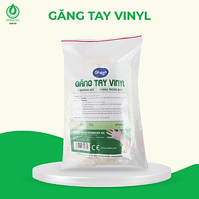 [50 đôi] Găng Tay Vinyl không bột không lo dị ứng, an toàn cho tay dùng trong Thực Phẩm, Vệ Sinh