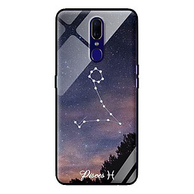 Ốp kính 12 cung Hoàng Đạo cho Oppo F11 Pisces - Hàng chính hãng