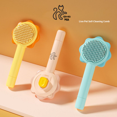 Lược chải lông có bấm tai mèo - hình thú - hình hoa dành cho chó mèo