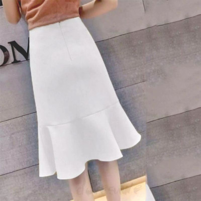 Chân váy đuôi cá công sở, Dáng dài, Ôm body, Lưng cao, độ dài 60cm Vải kaki thun co giãn New Design CV0009