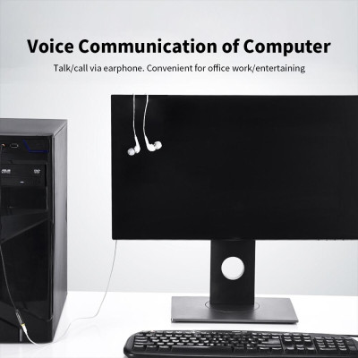 VENTION 3.5mm Audio Extension Cable 3.5 Jack AUX Female to Dual Male Earphone for Phone Headphone Speaker Tablet PC 0.3m