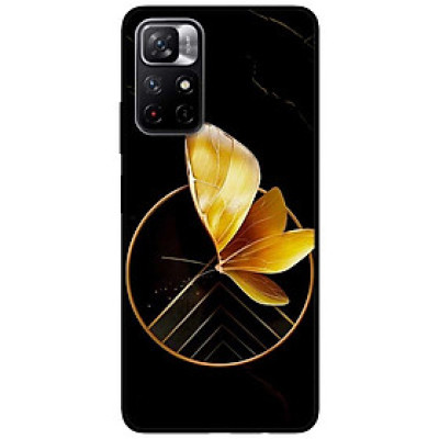 Ốp lưng dành cho Xiaomi Redmi Note 11 5G - Redmi Note 11T - Redmi Note 11S - Vòng Tròn Bướm Vàng