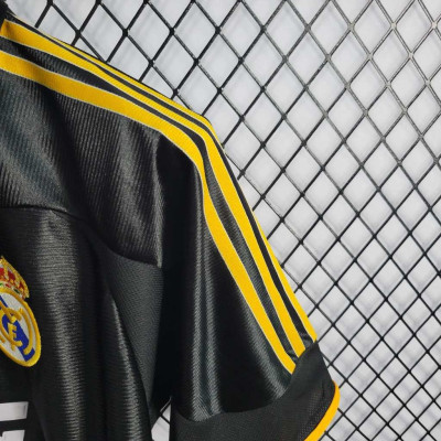 Áo Bóng Đá Retro Real Madrid 1999 - Sân Khách bản cao cấp vải Cotton Polyester