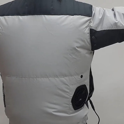 ÁO KHOÁC LÀM MÁT DÙNG PIN SIZE L (BL)(18V/14.4V/12V MAX) (KHÔNG KÈM PIN VÀ ĐẾ SẠC) MAKITA DFJ416ZL- HÀNG CHÍNH HÃNG